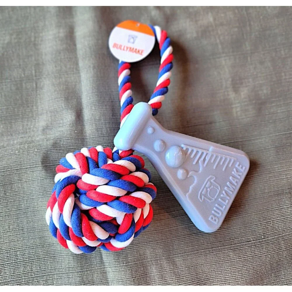BULLYMAKE Dog Nylon Power Chew & Rope Set – Beaker– NEW